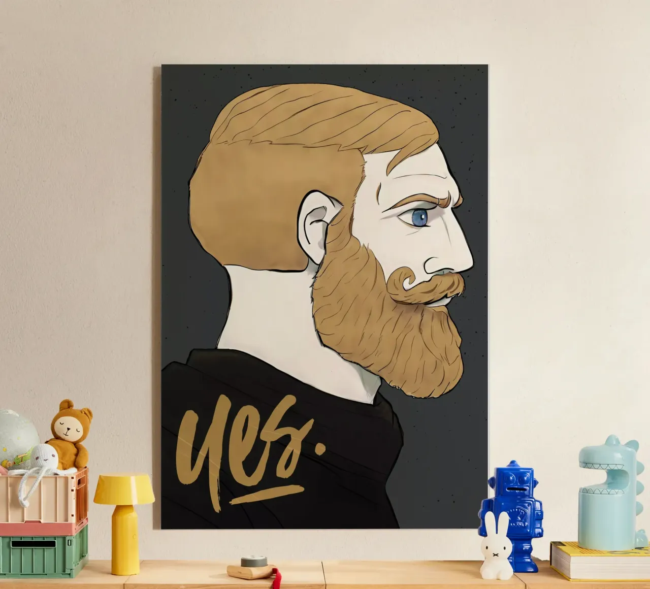 Yes Chad Meme plexiglass da Lootprint