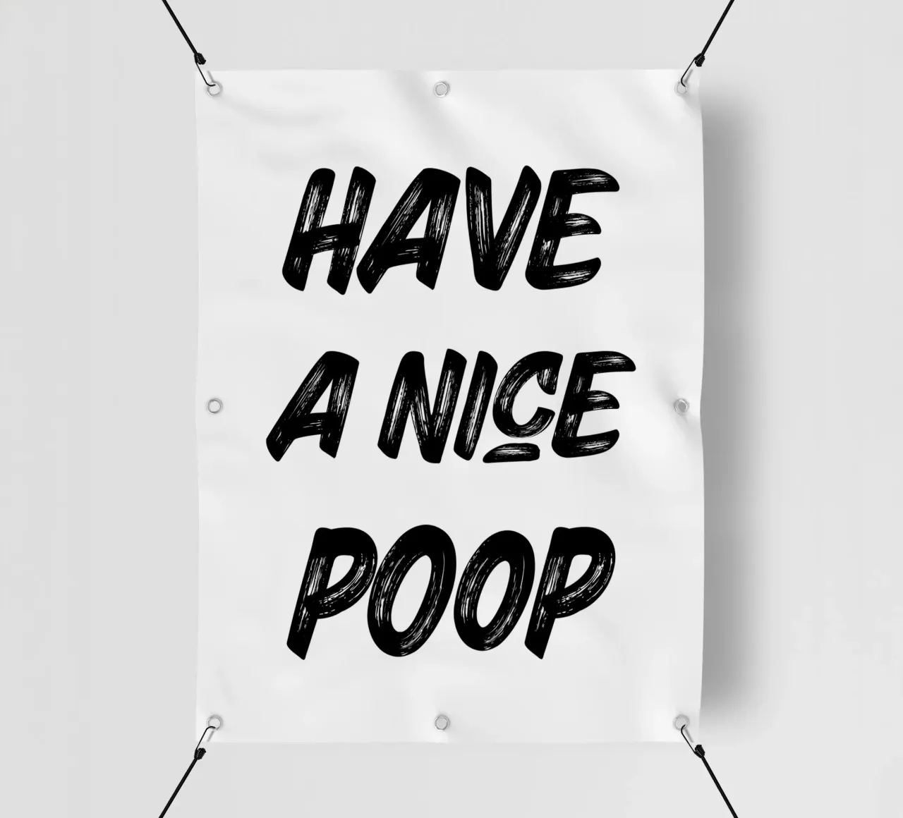 Have a nice poop telo in pvc da PinkCandyWalls