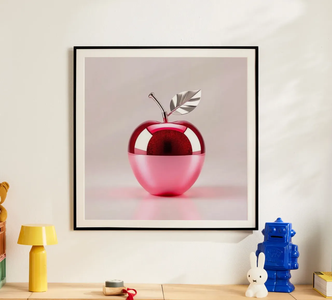 Apfel im futuristischen Design Poster von BenCoStyle