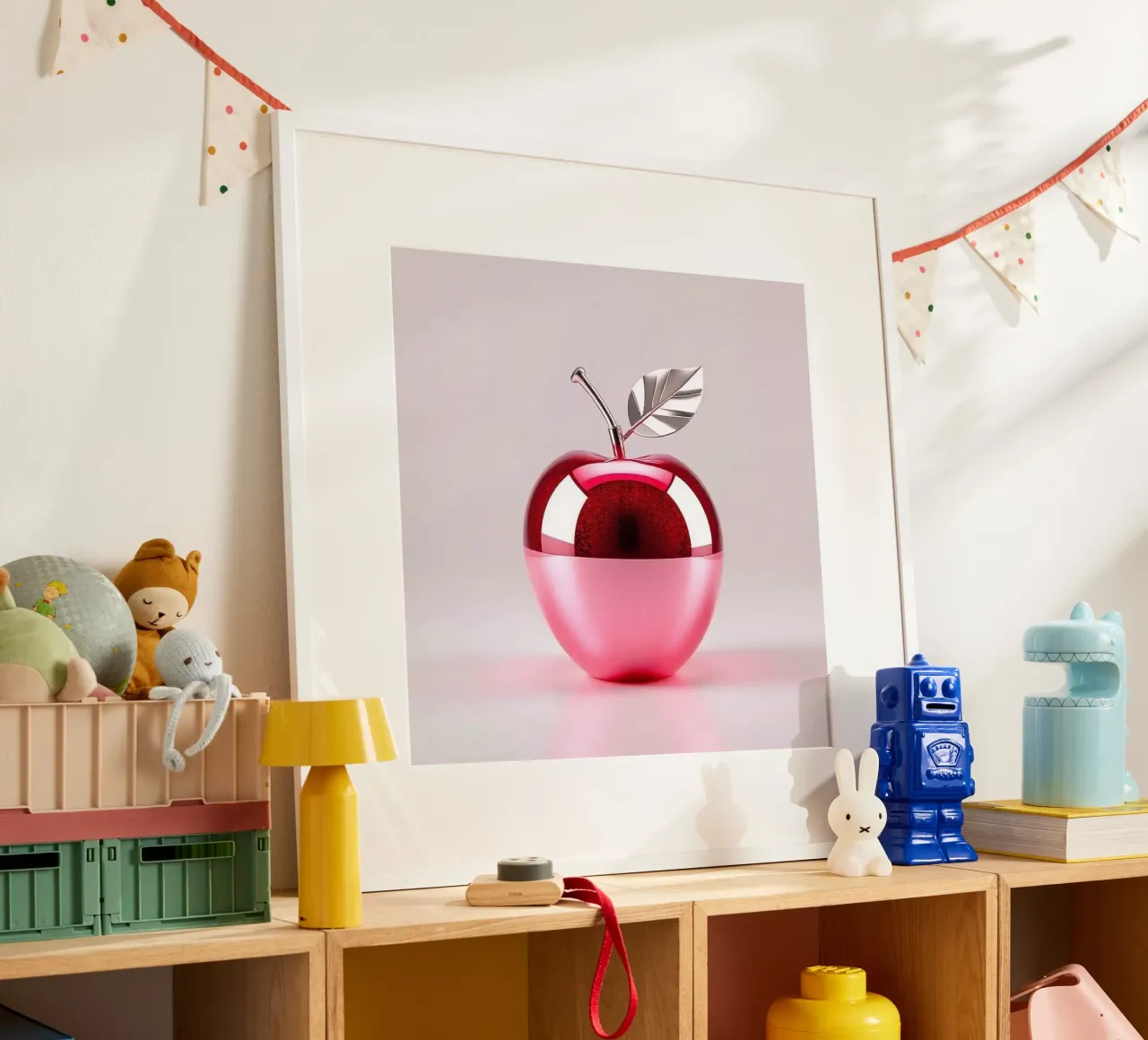Apfel im futuristischen Design Poster von BenCoStyle