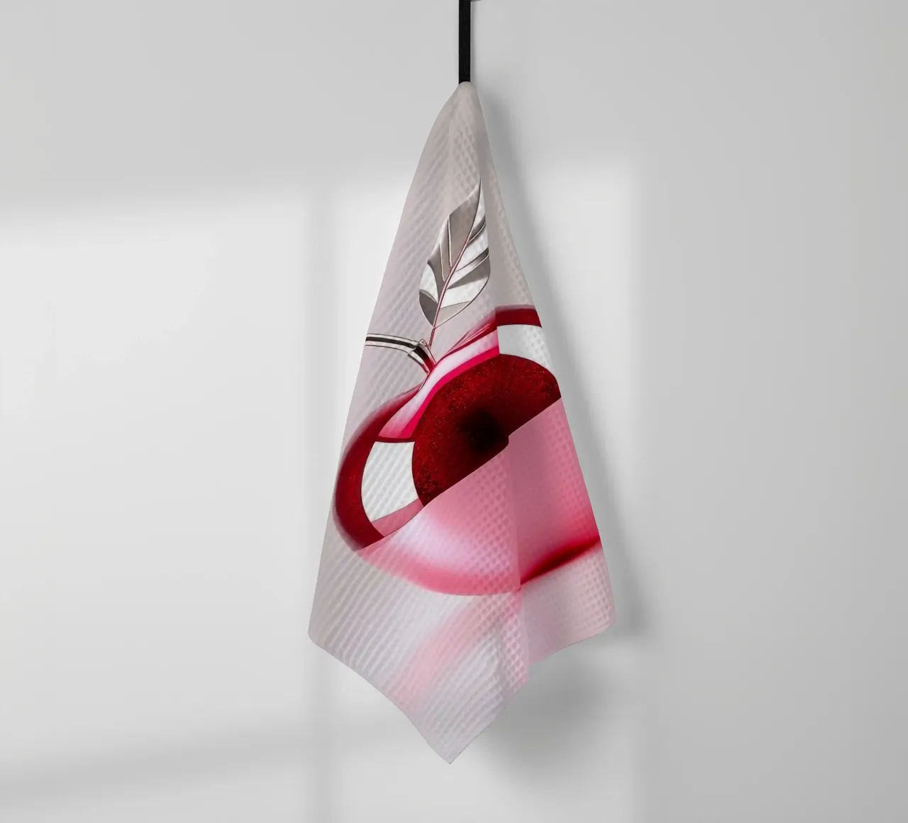 Apfel im futuristischen Design Geschirrtuch von BenCoStyle