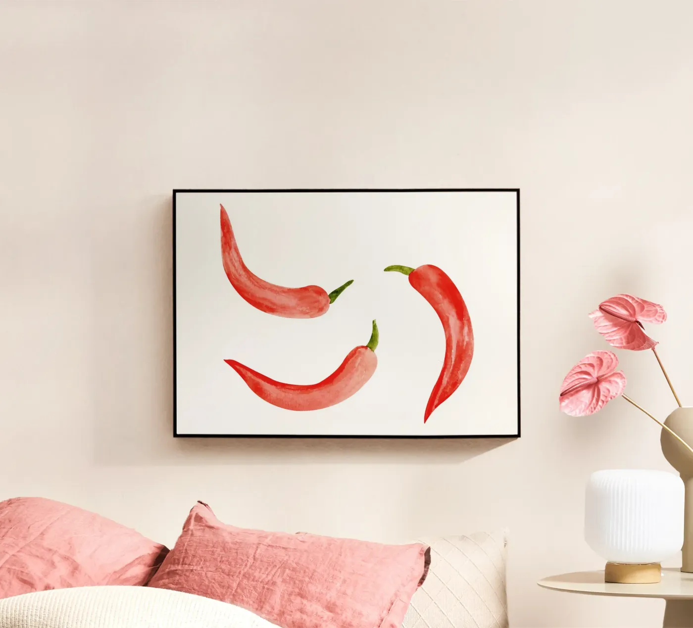 Chili Acryl-Glas von kathrinmay