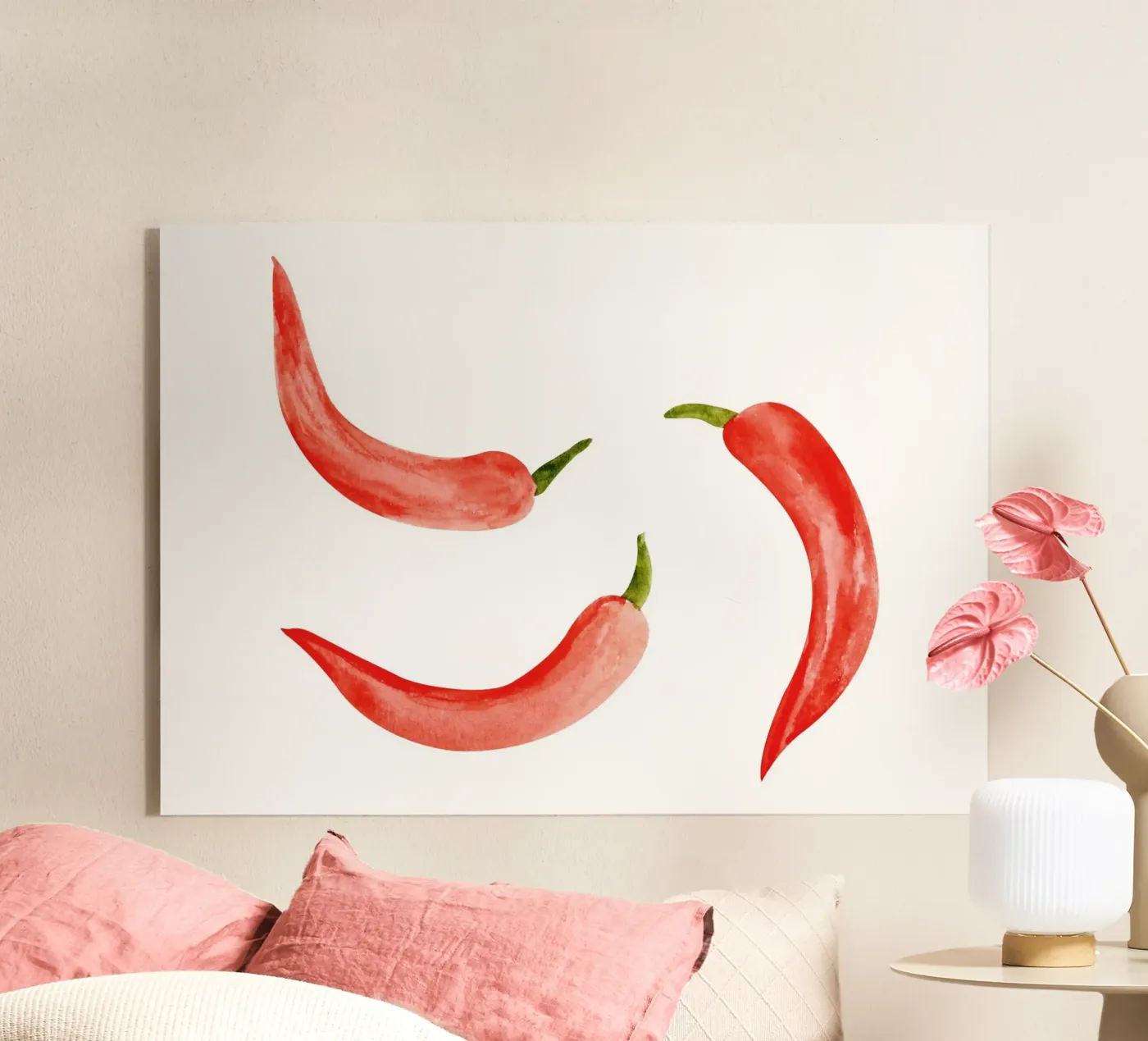 Chili Acryl-Glas von kathrinmay