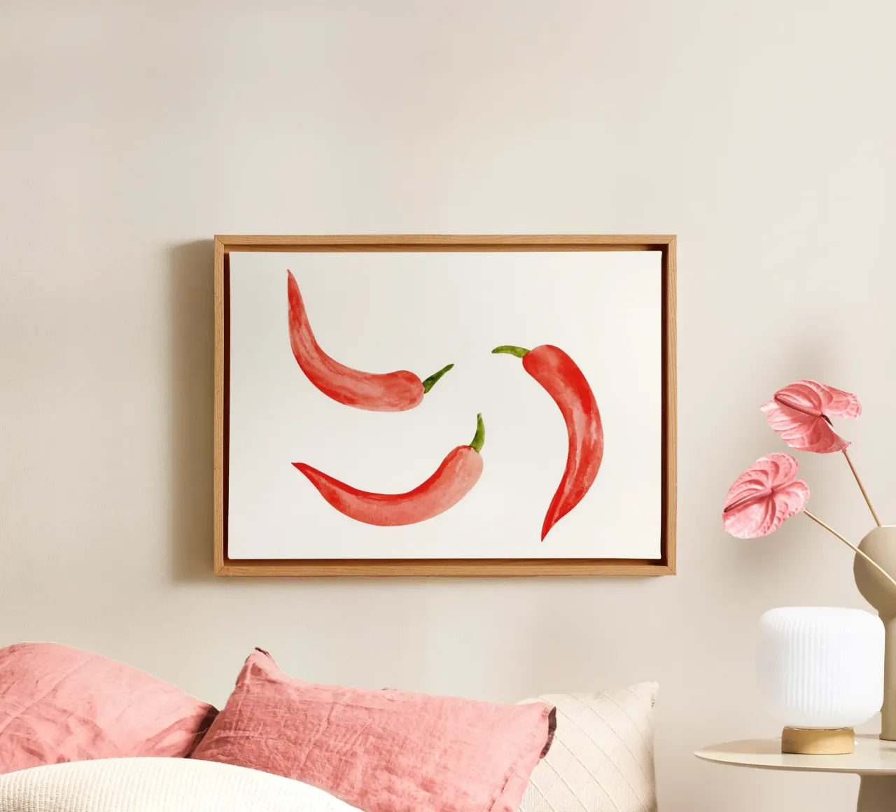Chili tela con Cornice a cassetta da kathrinmay