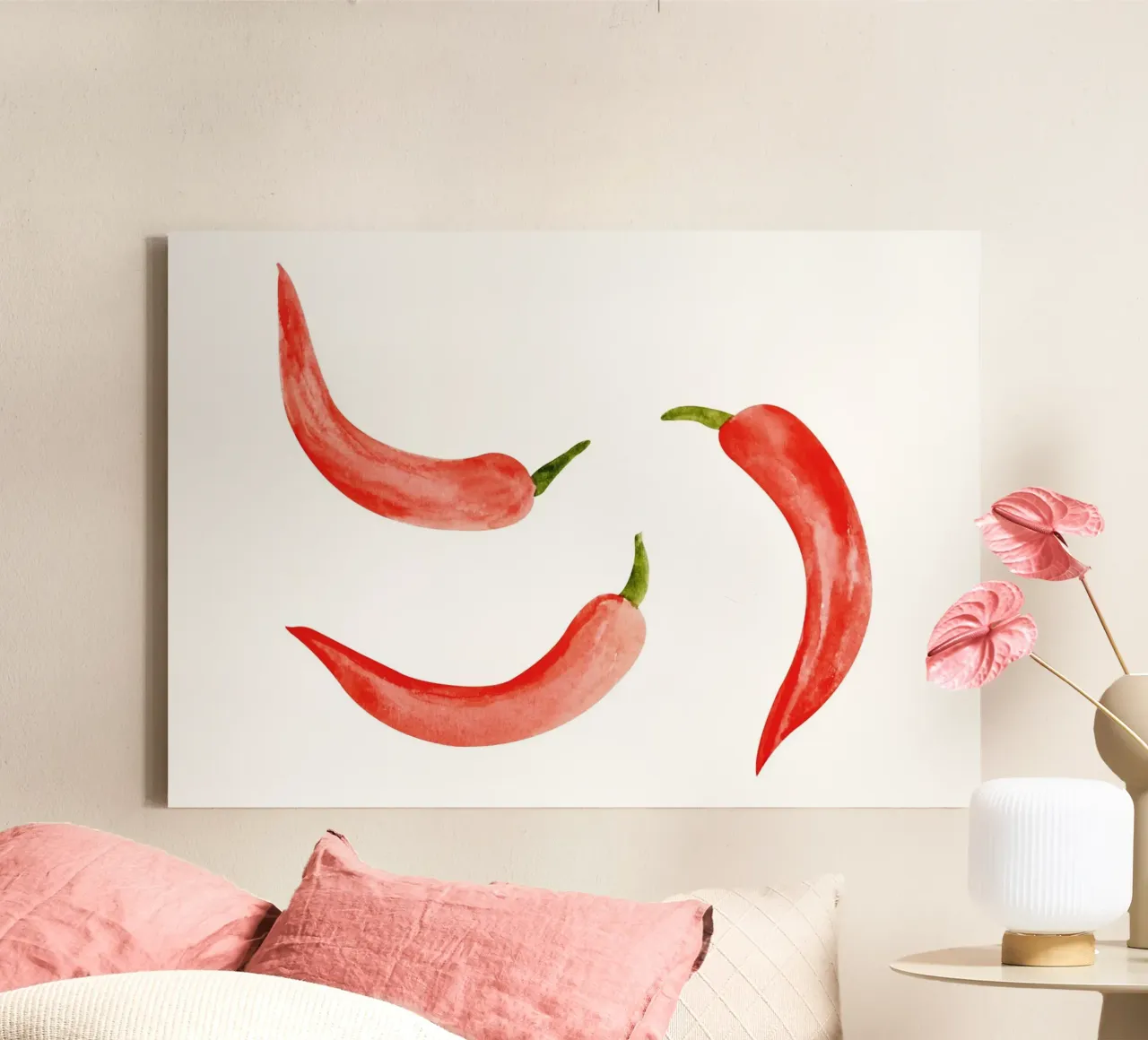 Chili tela con Cornice a cassetta da kathrinmay