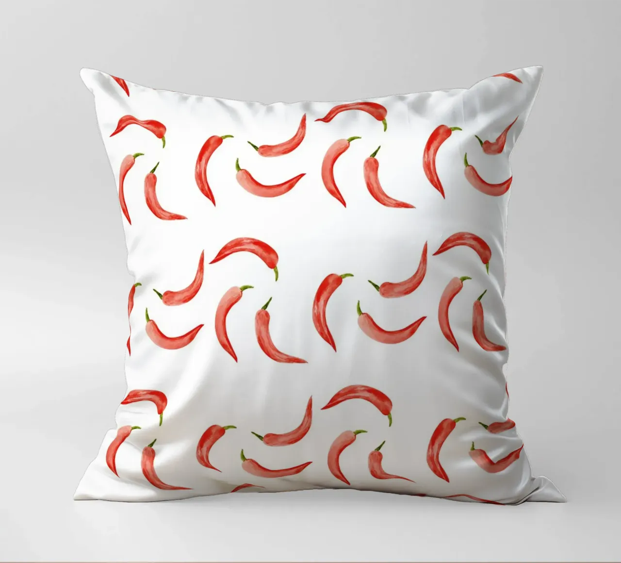 Chili Pattern cuscino da kathrinmay