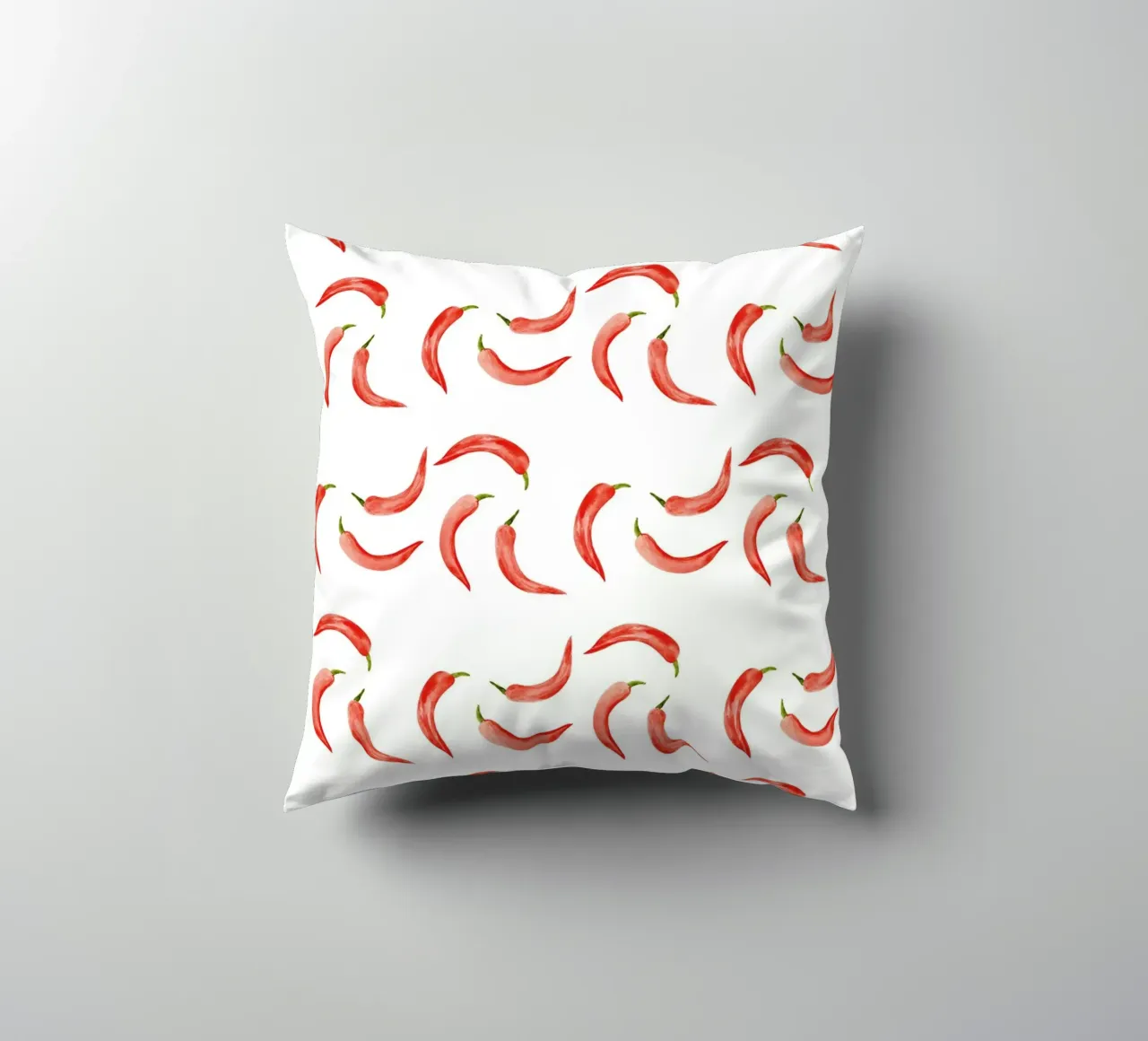 Chili Pattern cuscino da kathrinmay