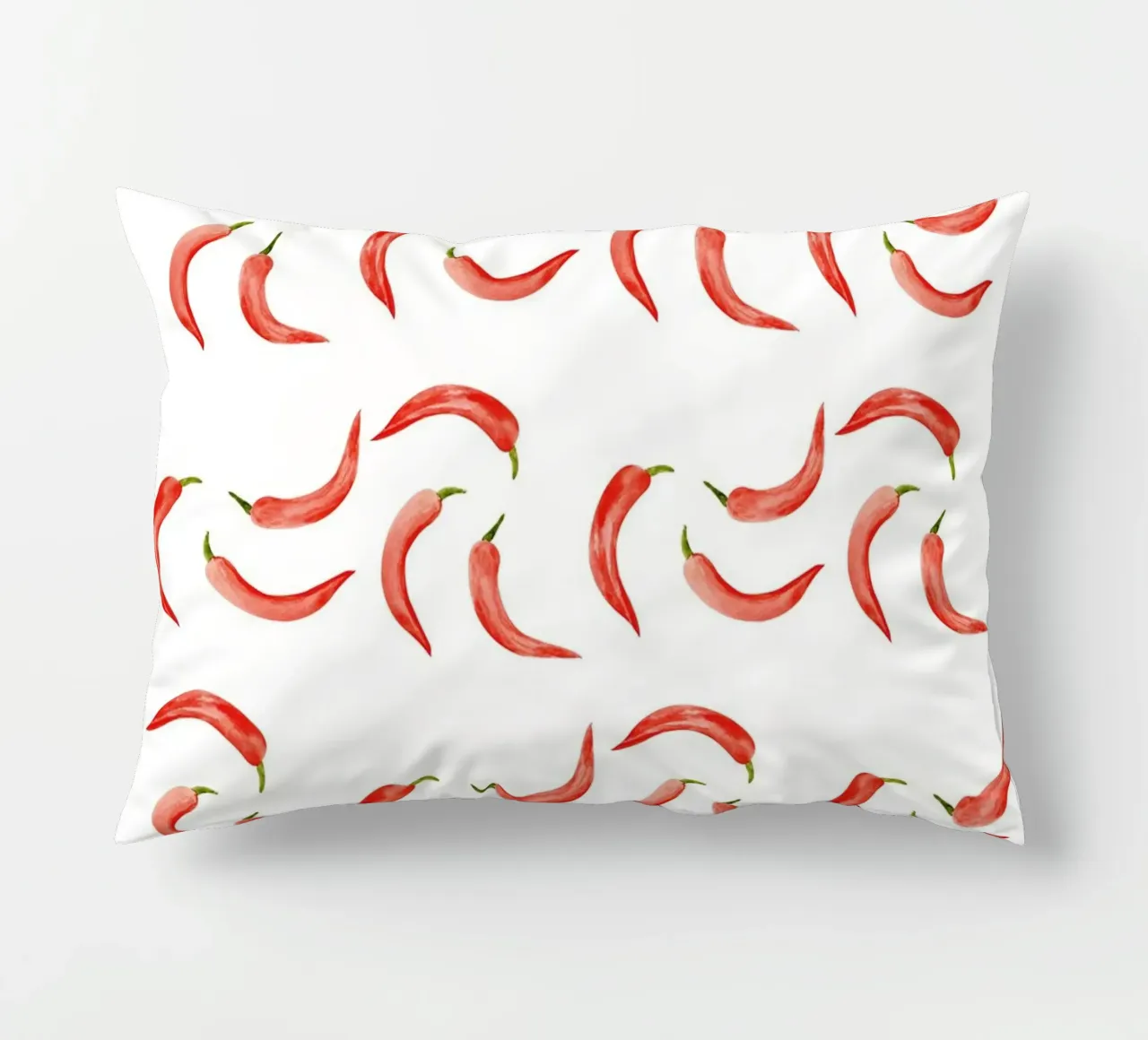 Chili Pattern cuscino da kathrinmay