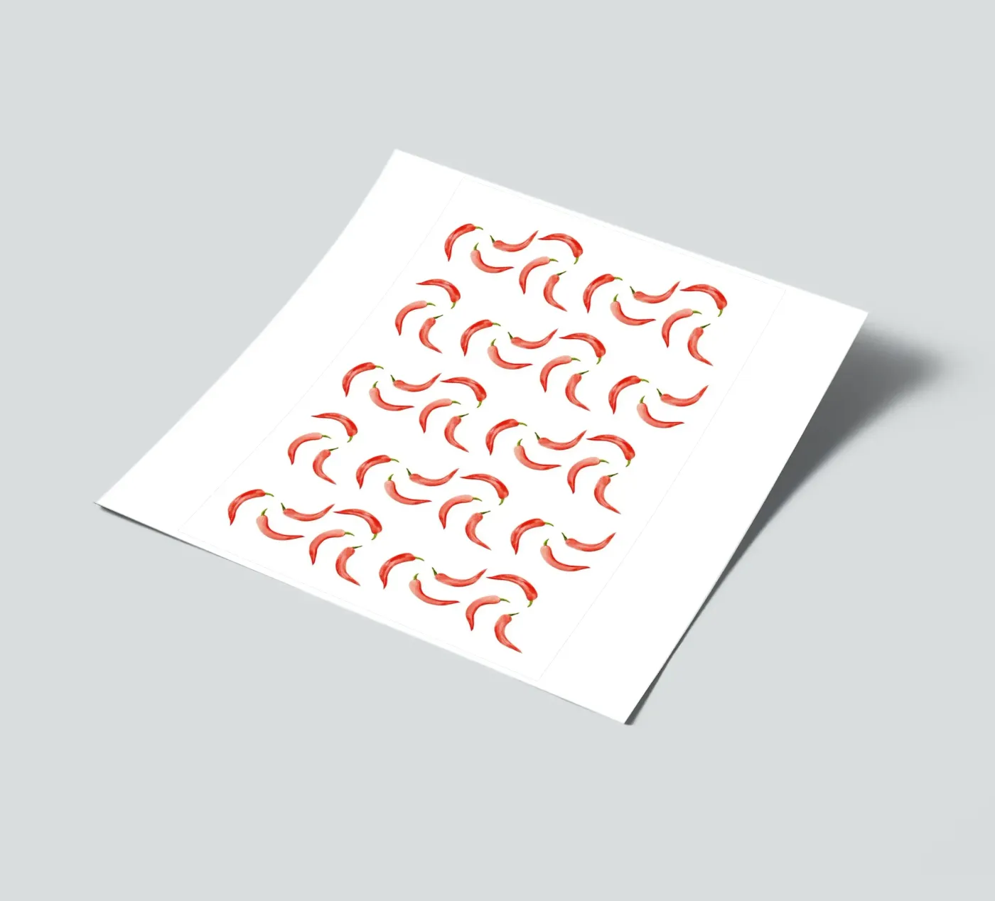 Chili Pattern sticker sheet by kathrinmay