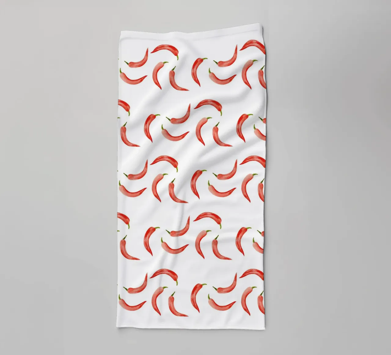 Chili Pattern asciugamano da bagno da kathrinmay