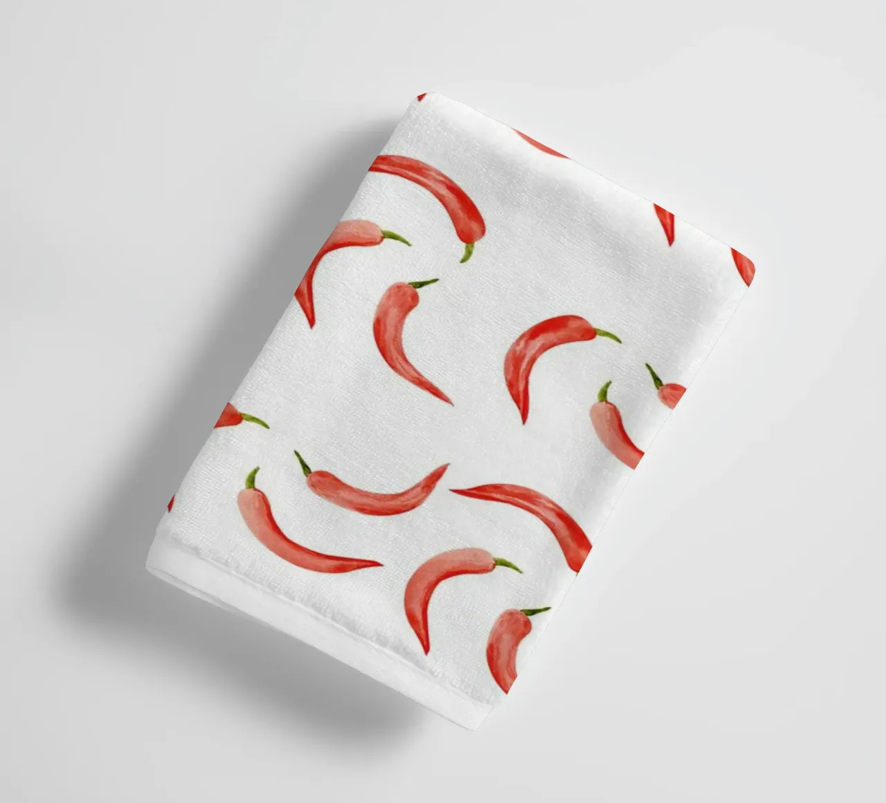 Chili Pattern asciugamano da bagno da kathrinmay