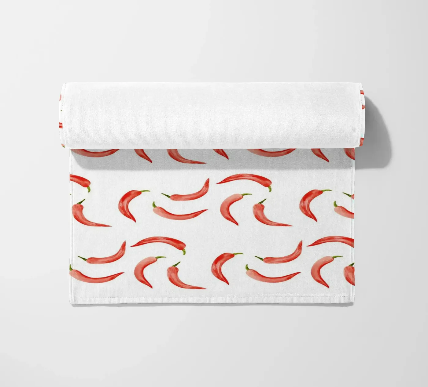 Chili Pattern beach towel by kathrinmay