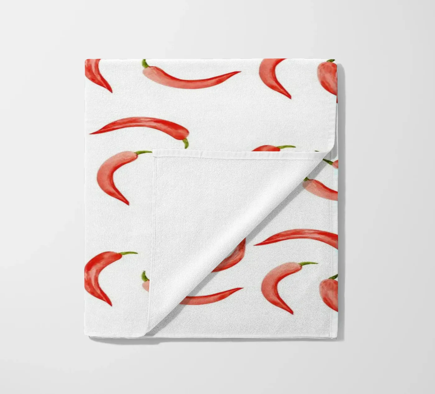 Chili Pattern beach towel by kathrinmay