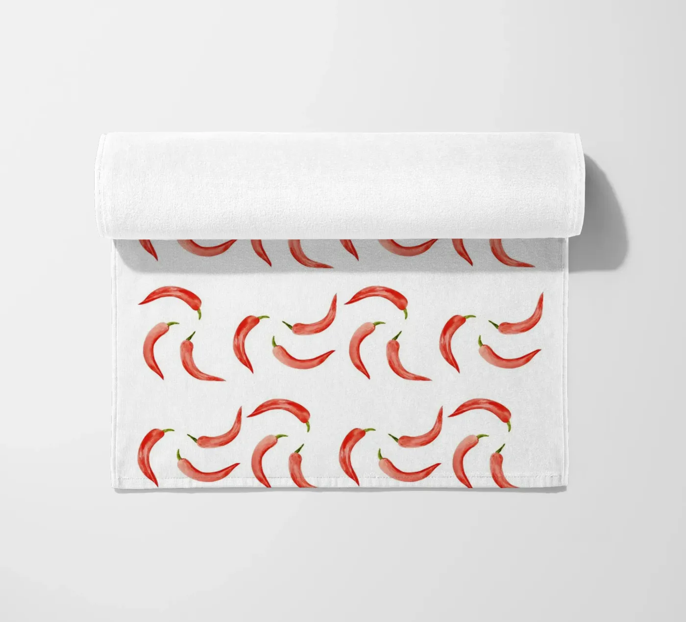 Chili Pattern beach towel by kathrinmay