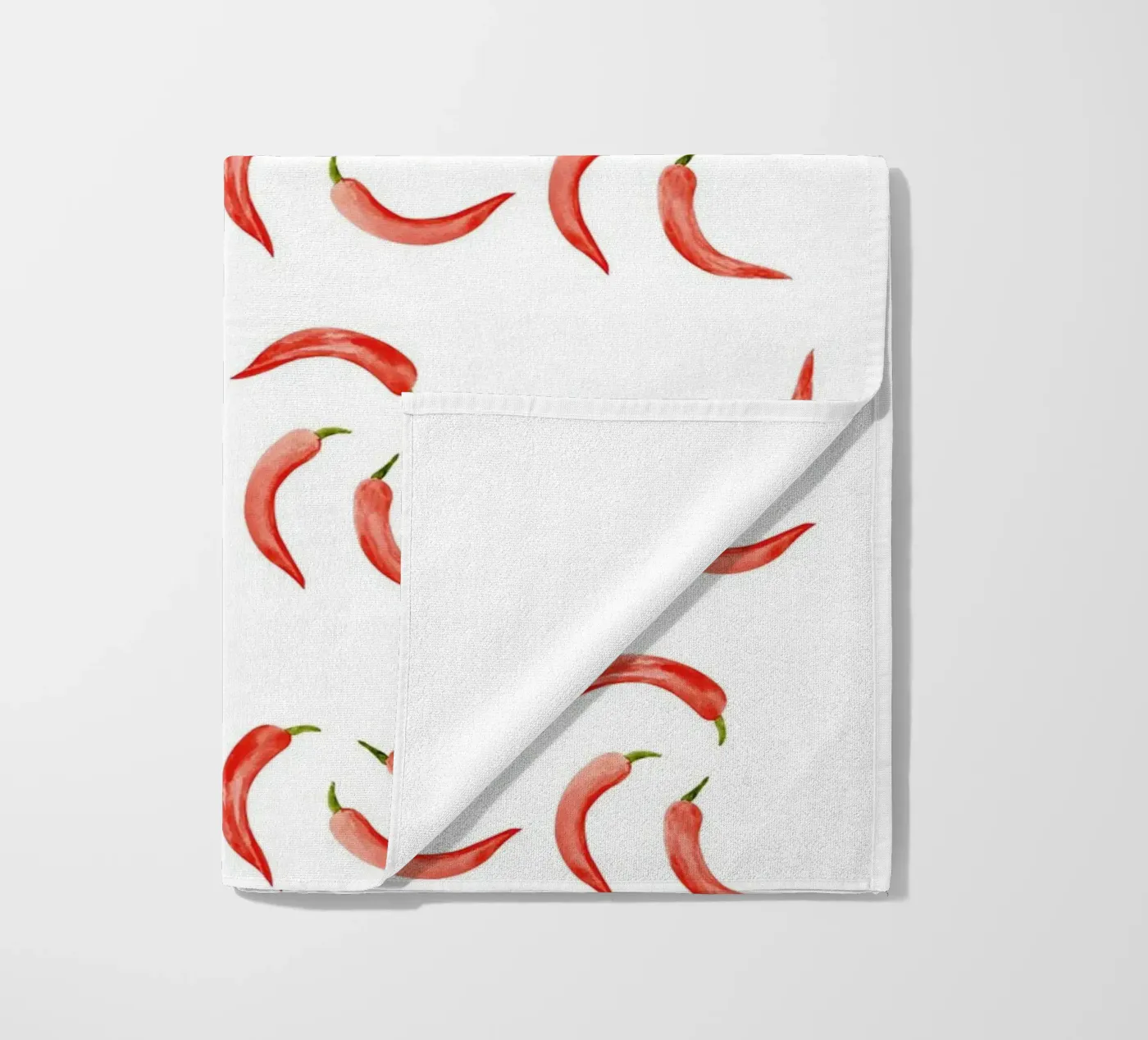 Chili Pattern beach towel by kathrinmay