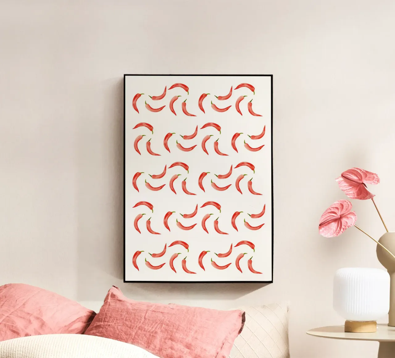 Chili Pattern plexiglass da kathrinmay