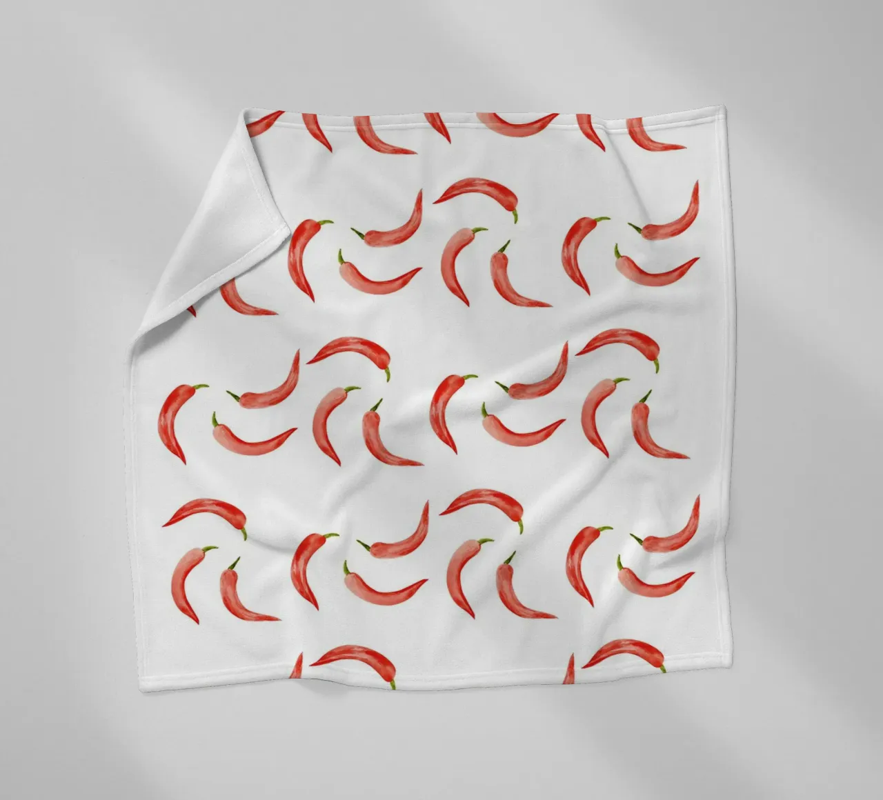 Chili Pattern Fleecedecke von kathrinmay