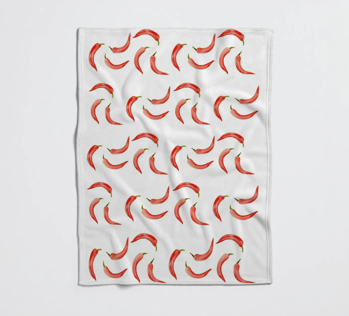 Chili Pattern Fleecedecke von kathrinmay