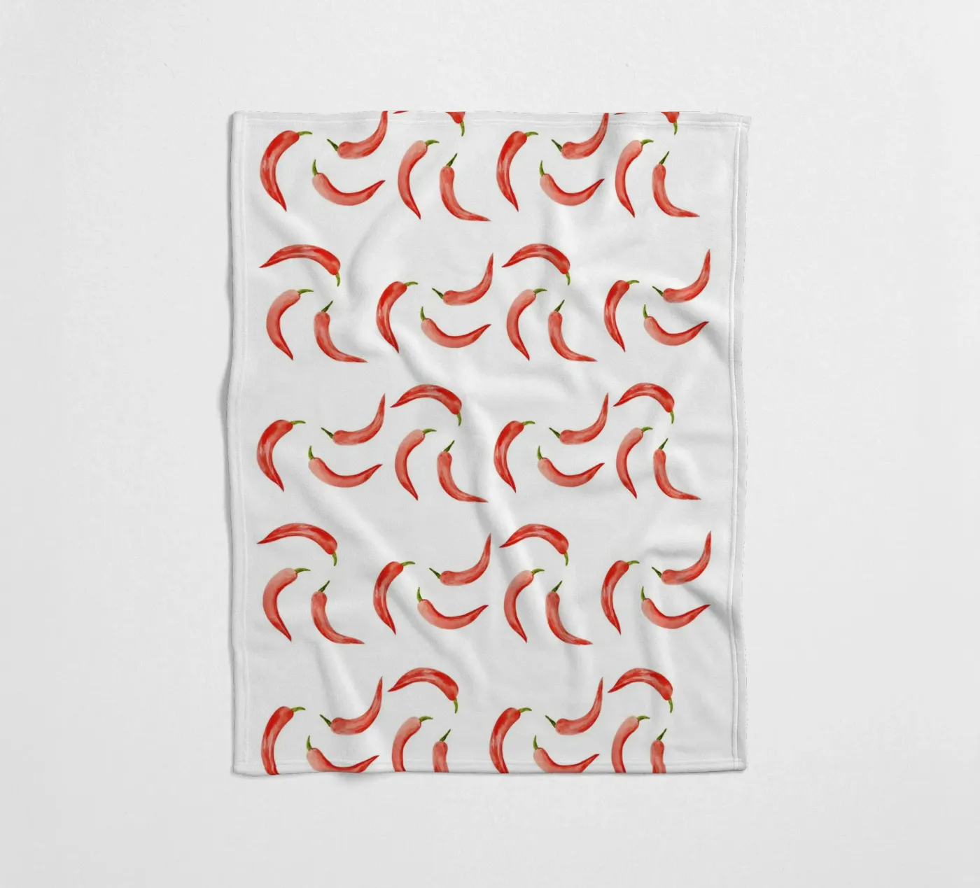 Chili Pattern Fleecedecke von kathrinmay
