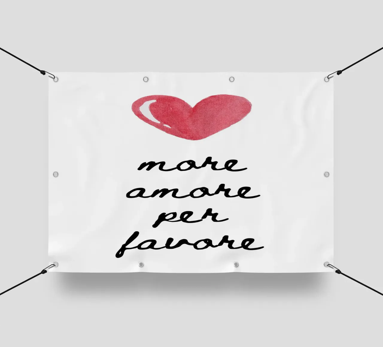 More amore per favore telo in pvc da PinkCandyWalls