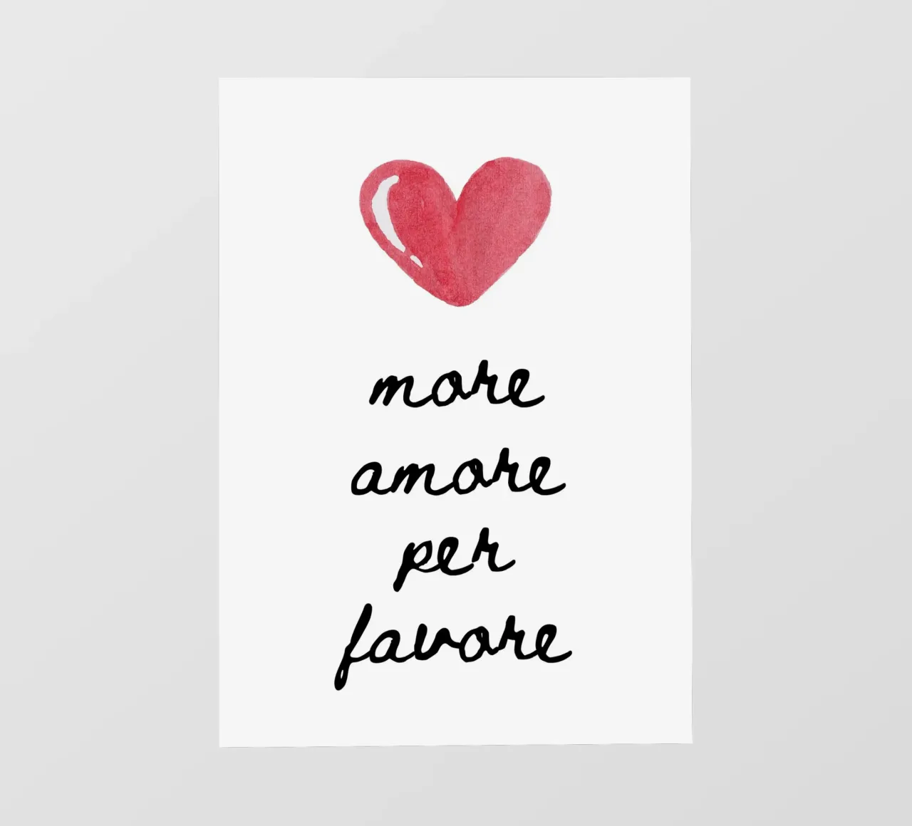 More amore per favore telo in pvc da PinkCandyWalls