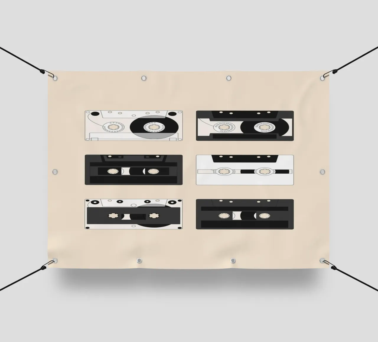 Cassette Pattern #1 telo in pvc da kathrinmay