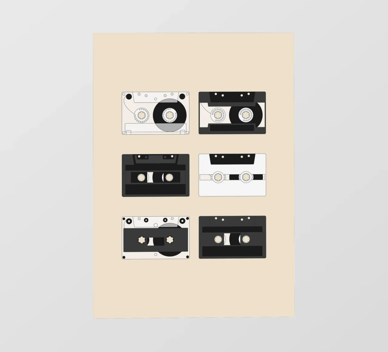Cassette Pattern #1 telo in pvc da kathrinmay