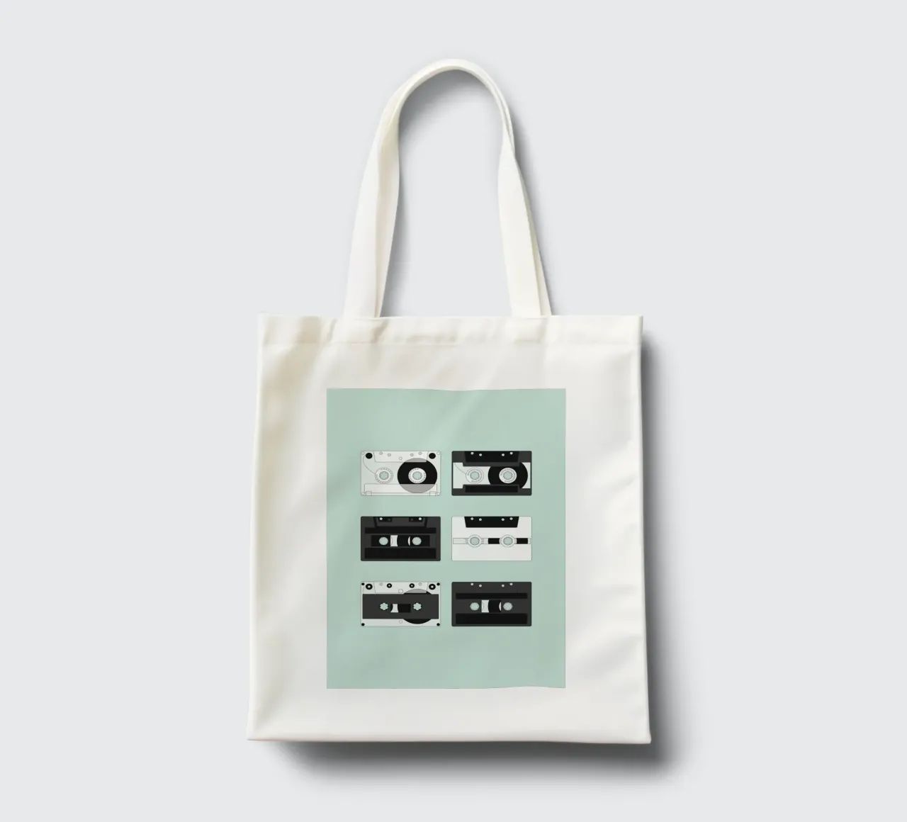 Cassette Pattern #2 borsa in juta da kathrinmay