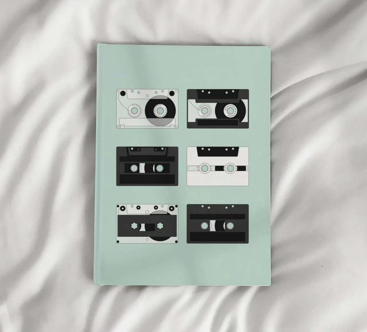 Cassette Pattern #2 notebook by kathrinmay