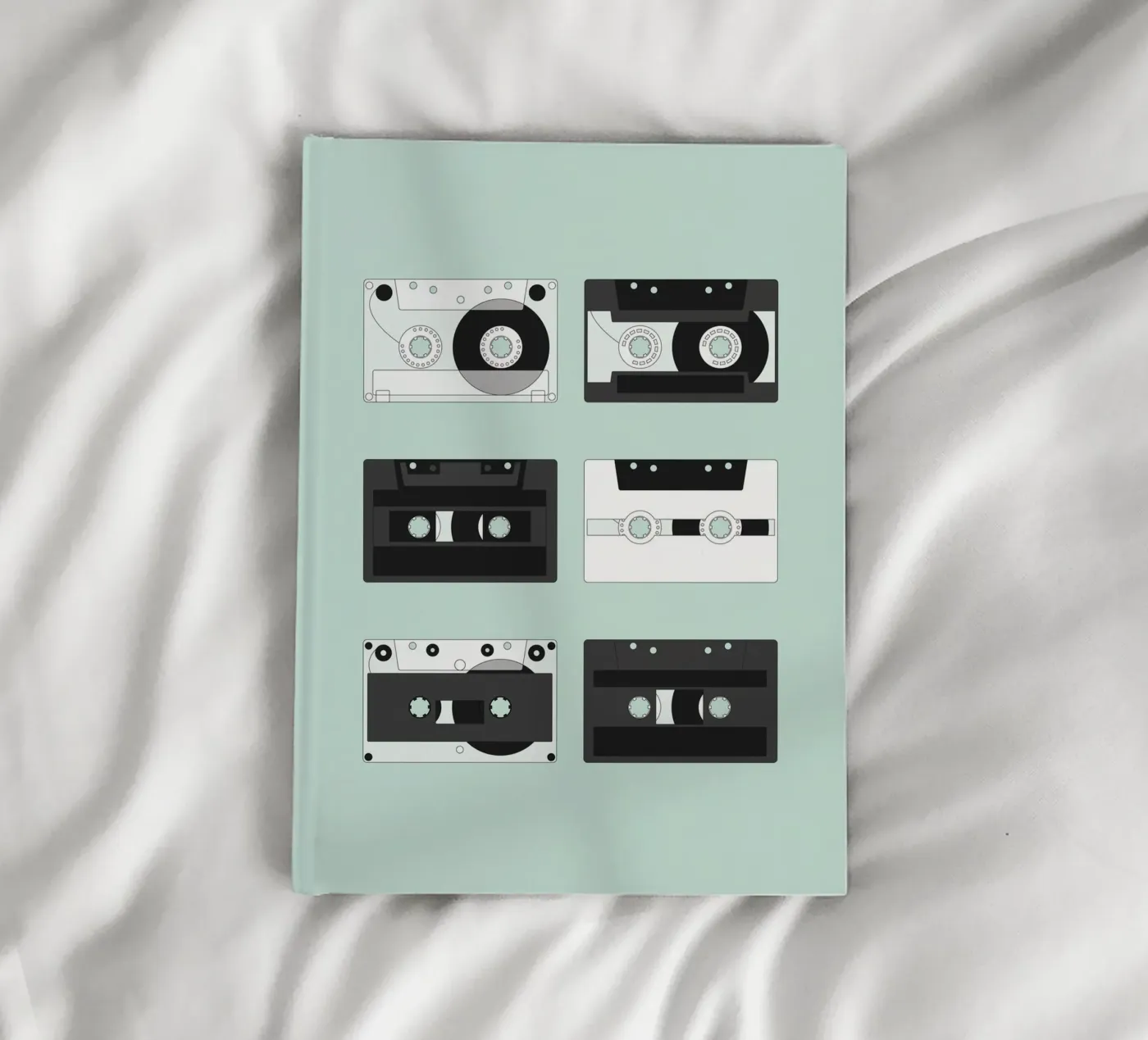Cassette Pattern #2 notebook by kathrinmay