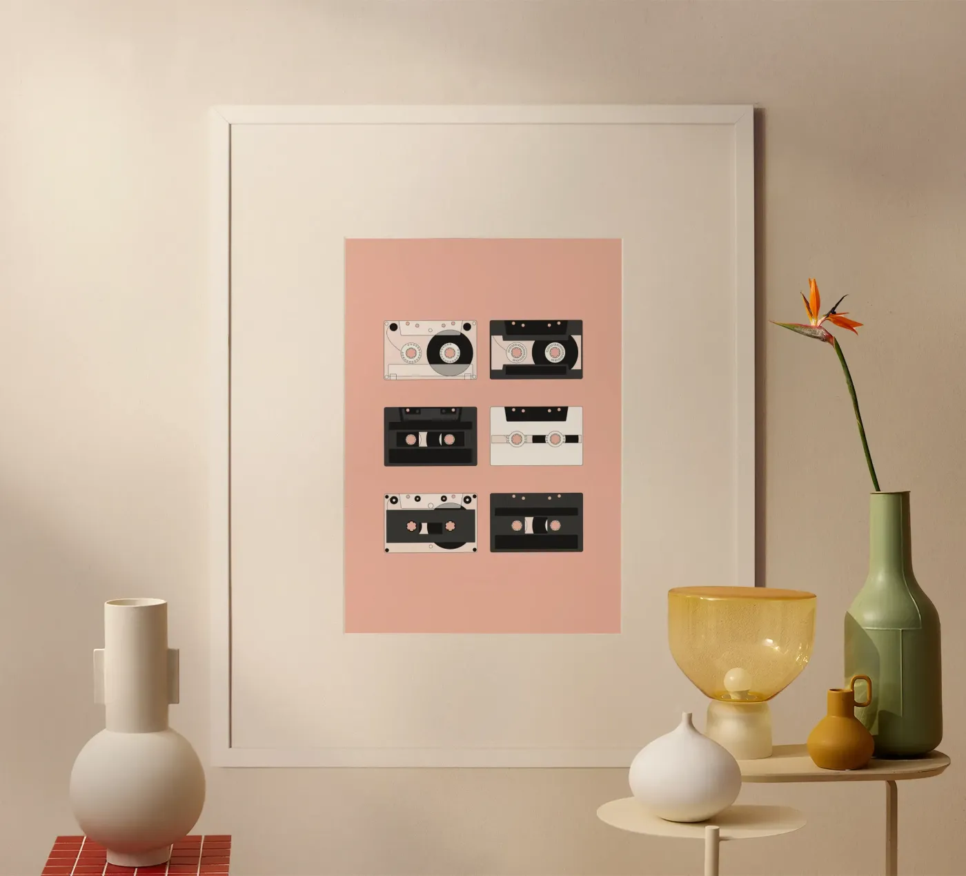 Cassette Pattern #3 poster by kathrinmay