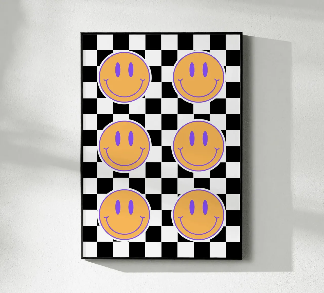 Retro happy faces plexiglass da PinkCandyWalls