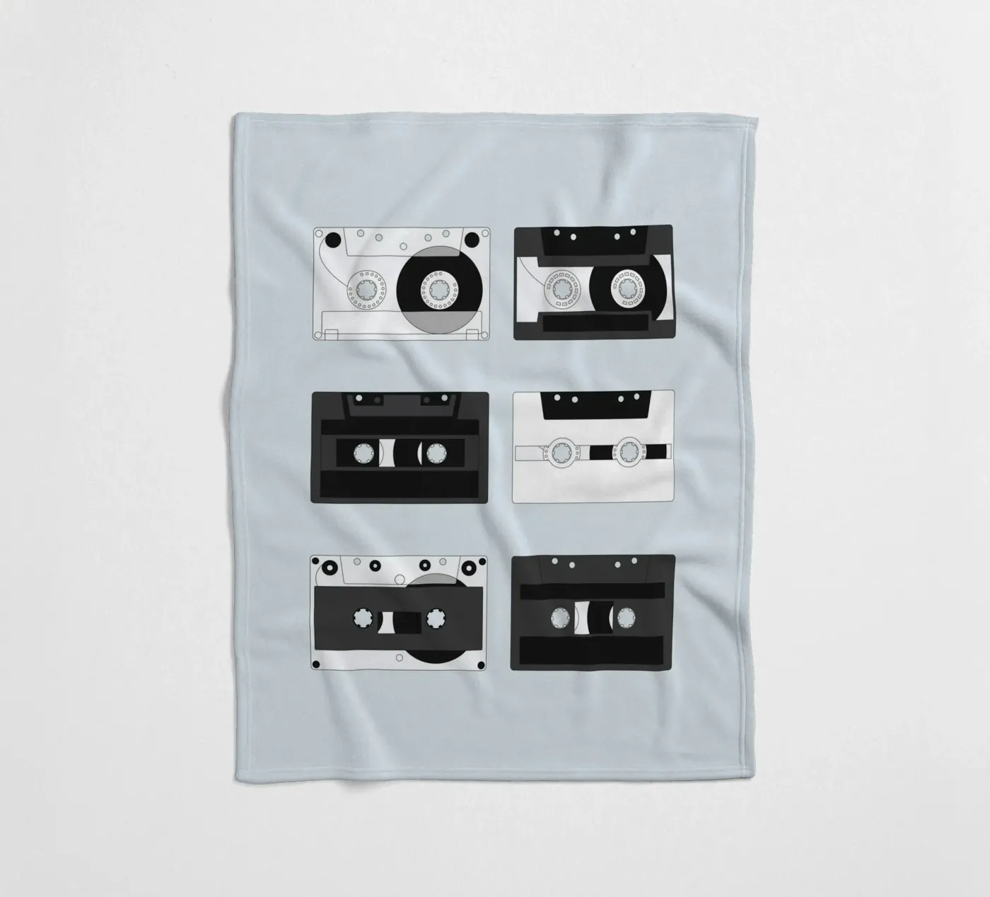 Cassette Pattern #4 fleecedeken van kathrinmay