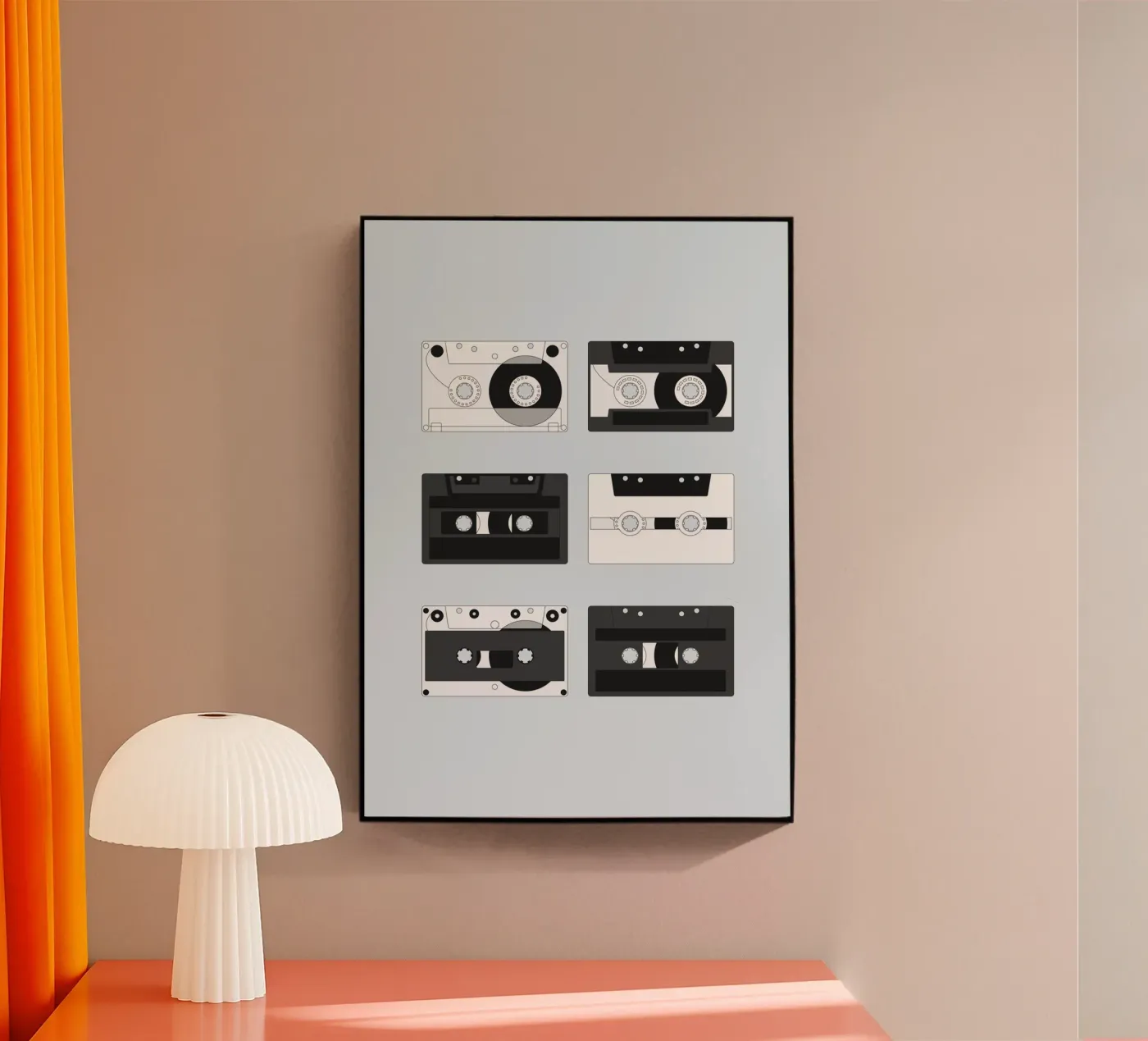 Cassette Pattern #4 Acryl-Glas von kathrinmay