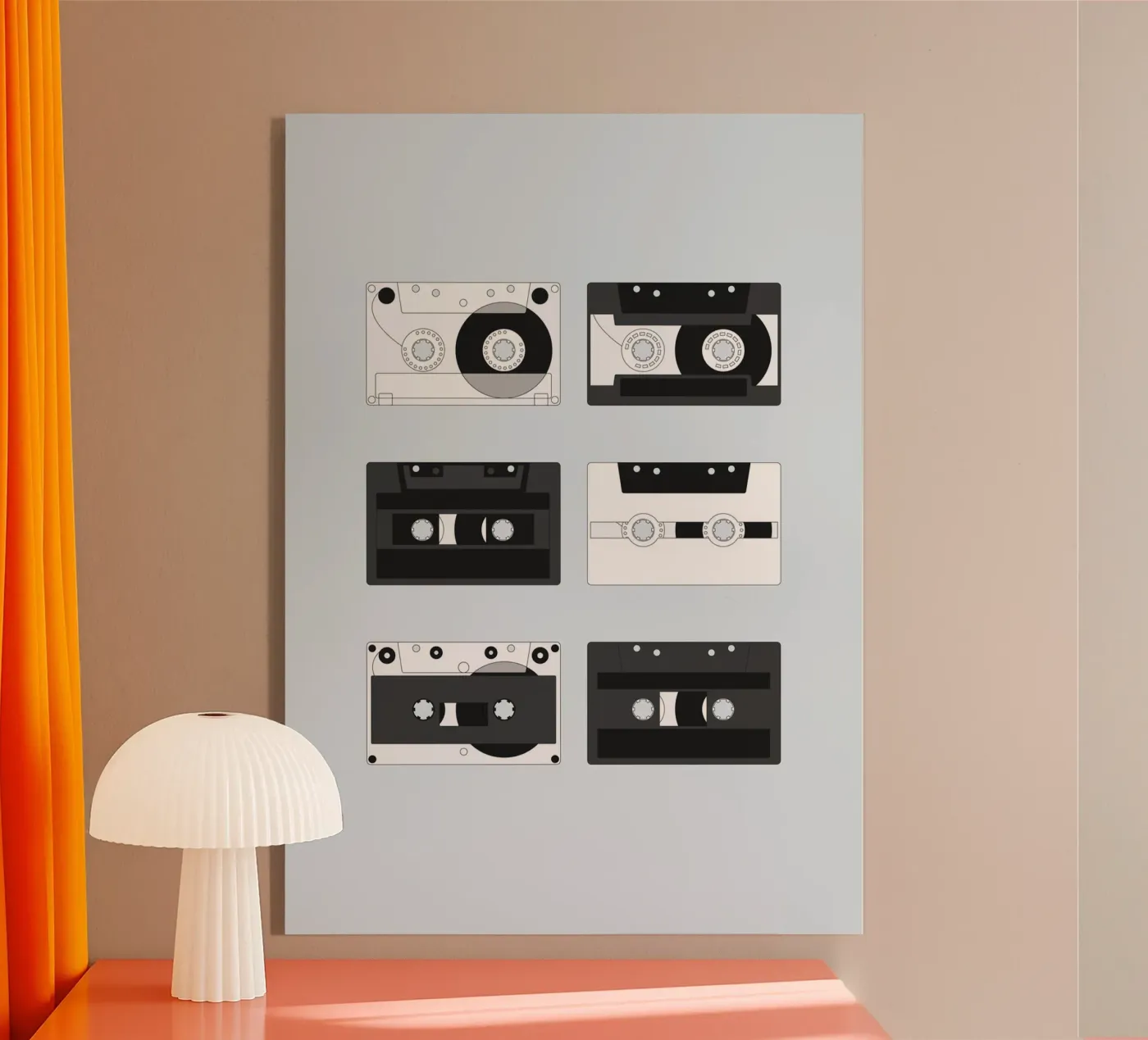 Cassette Pattern #4 Acryl-Glas von kathrinmay