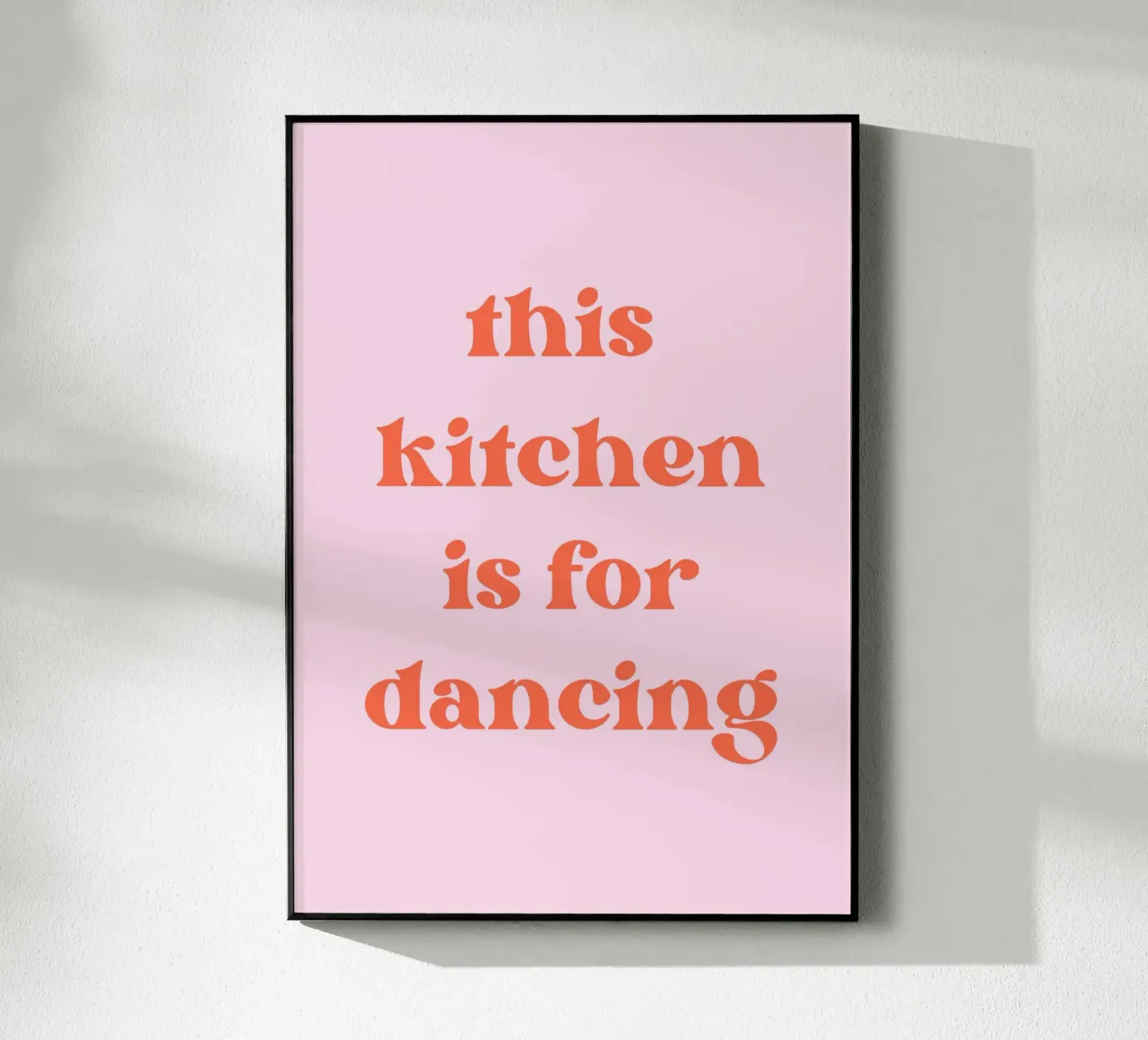 This kitchen is for dancing plexiglass da PinkCandyWalls