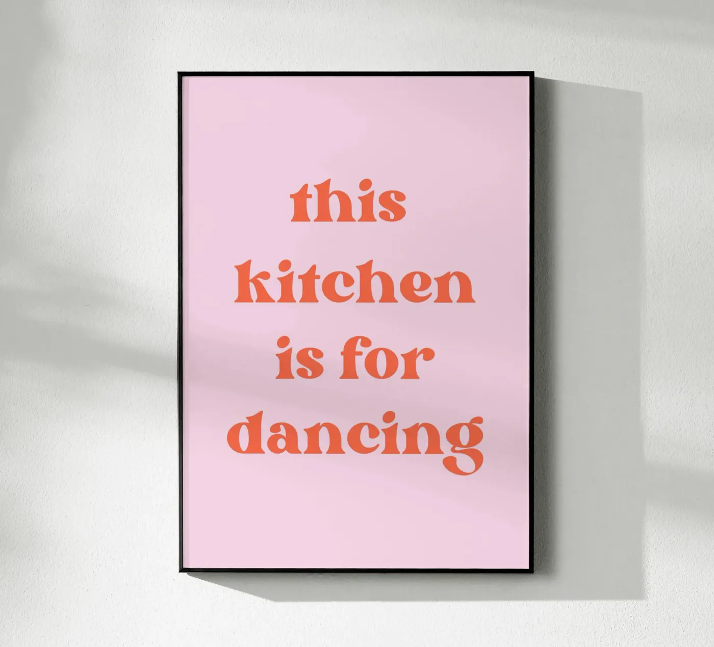 This kitchen is for dancing plexiglass da PinkCandyWalls