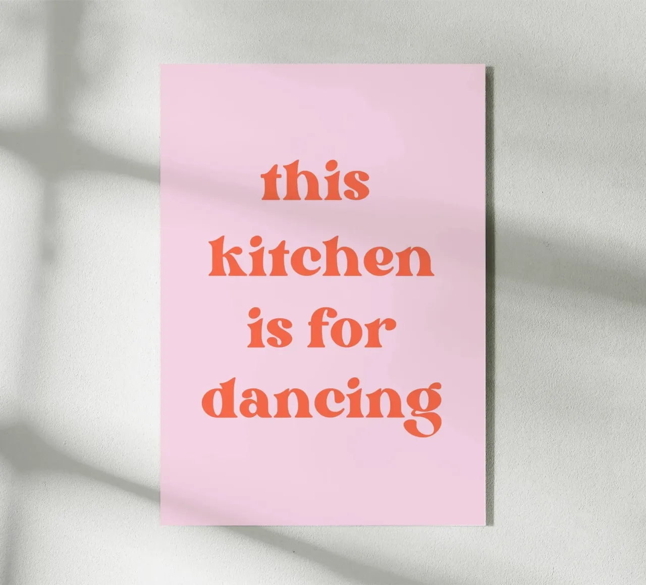 This kitchen is for dancing plexiglass da PinkCandyWalls