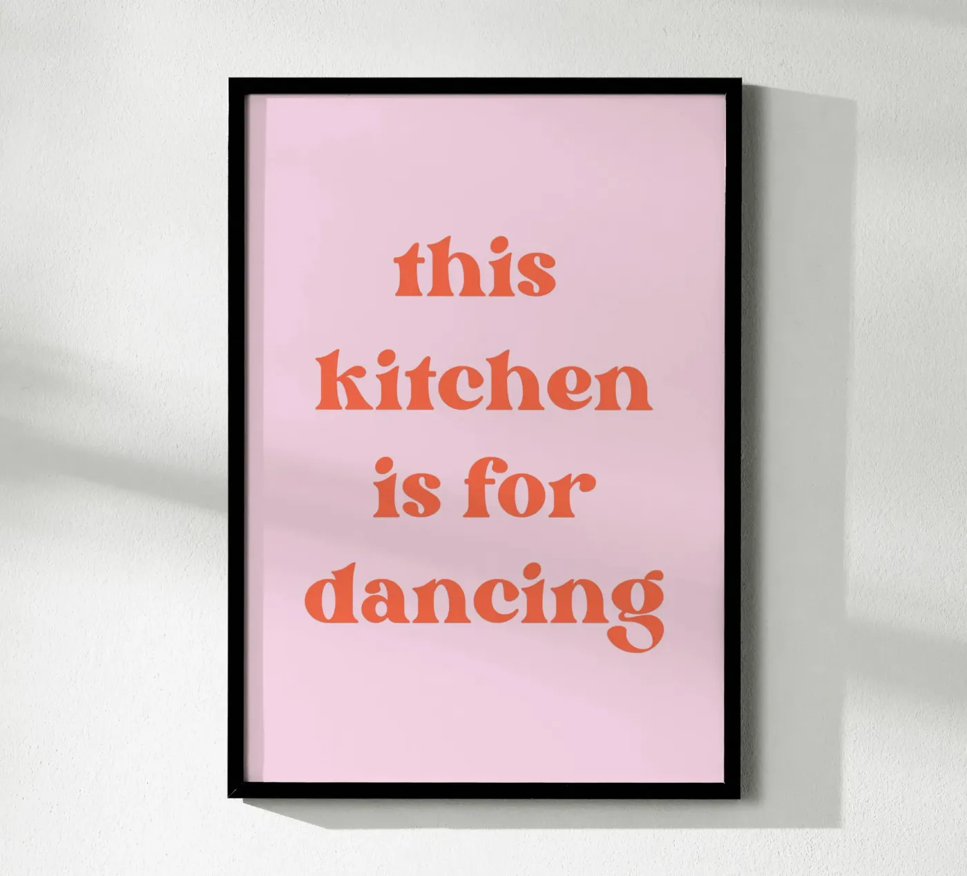 This kitchen is for dancing poster by PinkCandyWalls