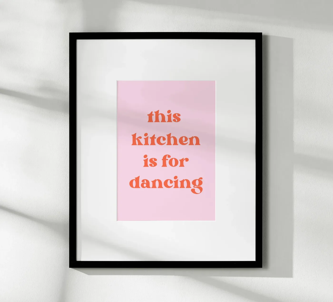 This kitchen is for dancing poster by PinkCandyWalls