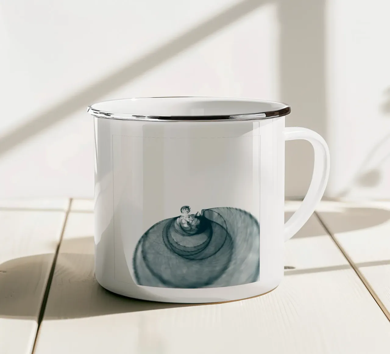Gocce tazza in smalto da Jana Leonenkov Art