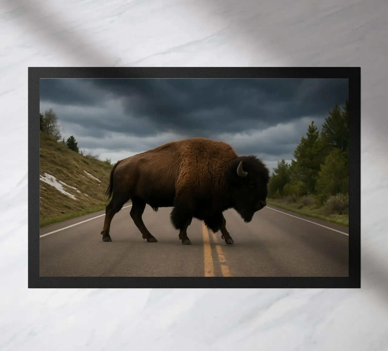 Bison on the Road zerbino da Attaboy Dsgn