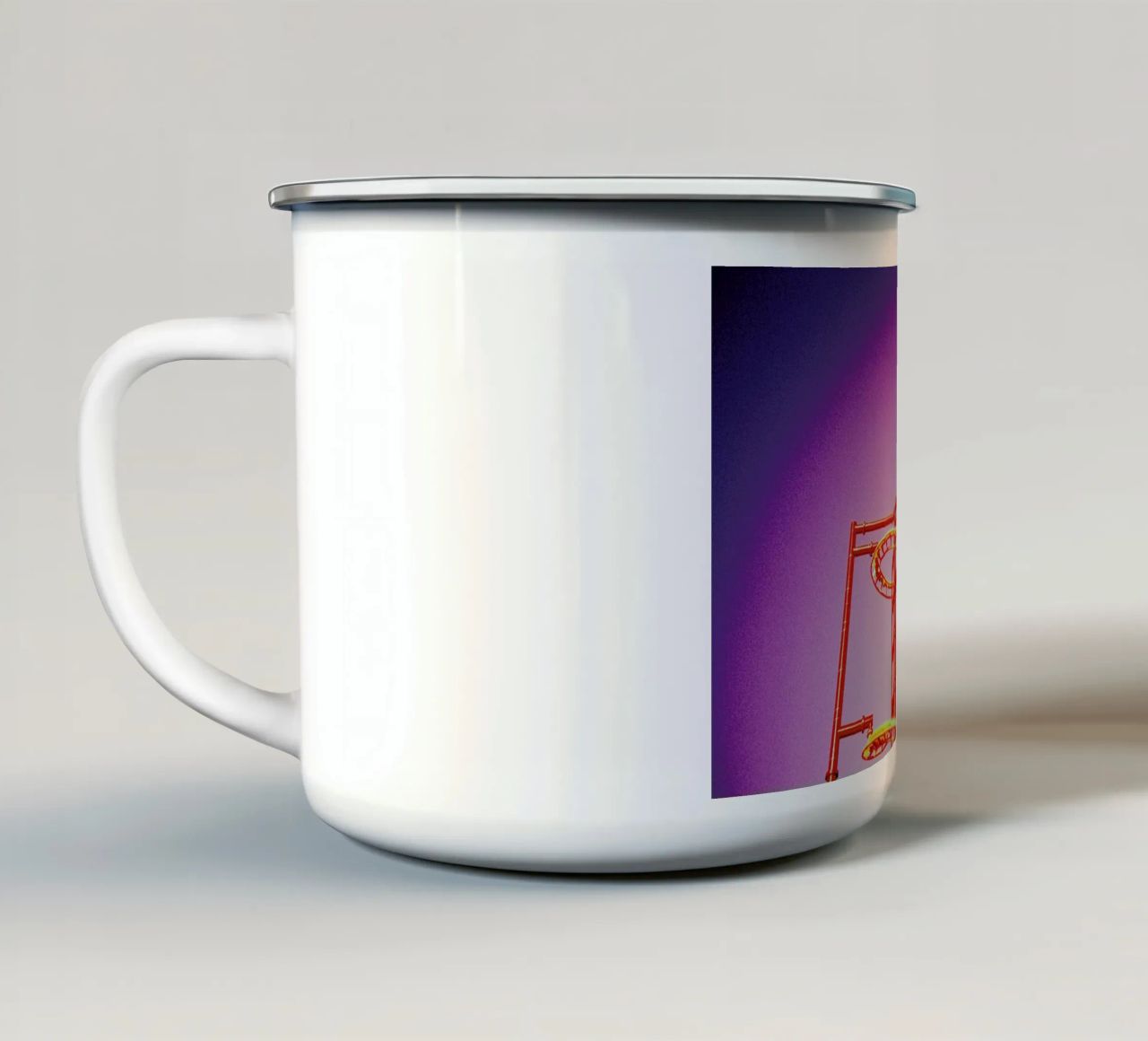 Volare tazza in smalto da BLAEK Design Studio