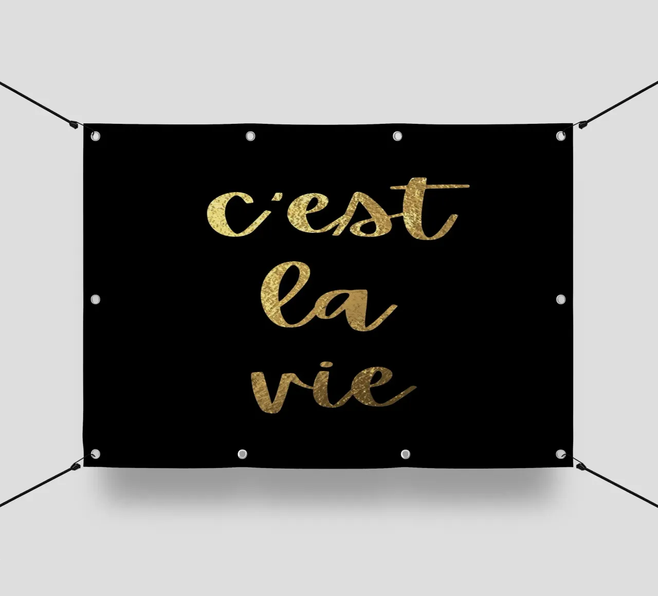 C'est la vie telo in pvc da PinkCandyWalls