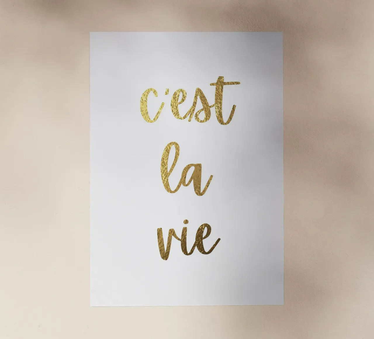 C'est la vie pellicola backlit da PinkCandyWalls