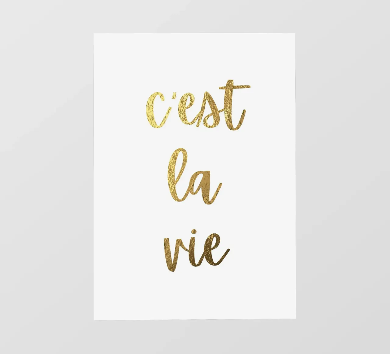 C'est la vie pellicola backlit da PinkCandyWalls