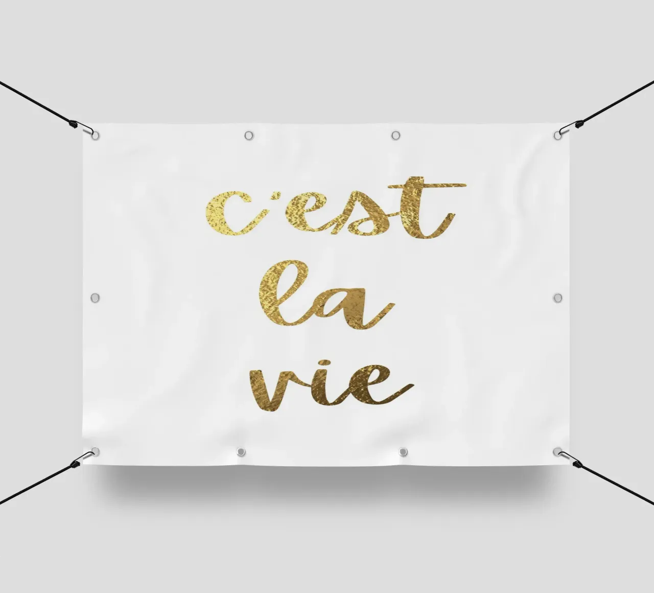 C'est la vie telo in pvc da PinkCandyWalls
