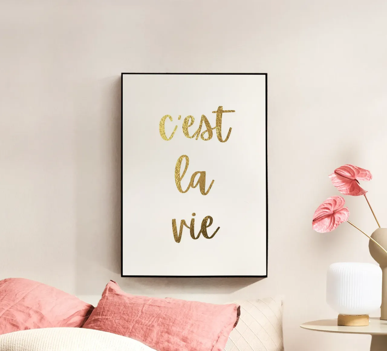 C'est la vie plexiglass da PinkCandyWalls