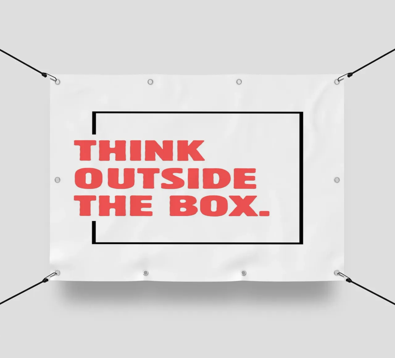 Think outside the box telo in pvc da PinkCandyWalls