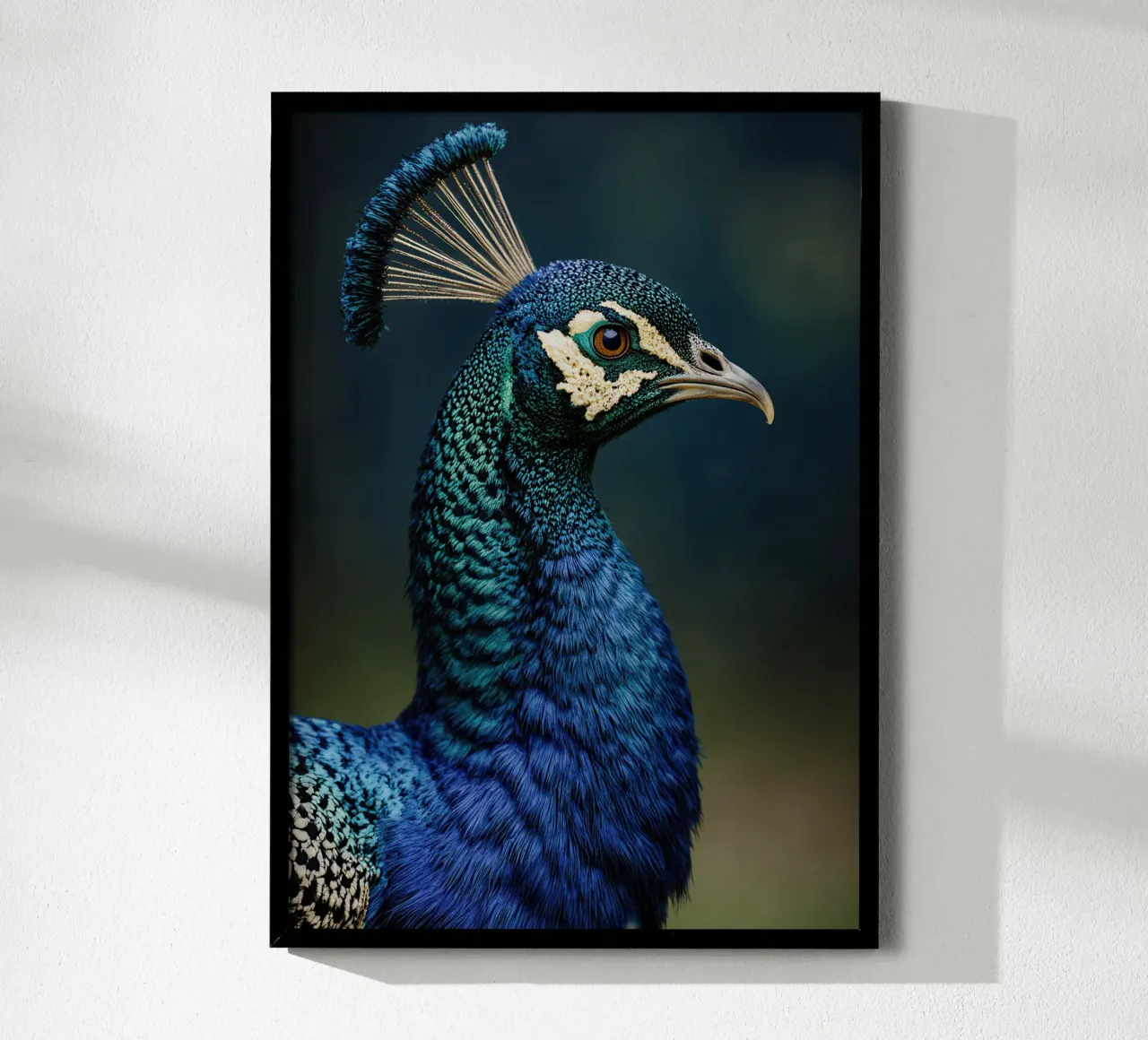 Peacock Portrait poster da Attaboy Dsgn